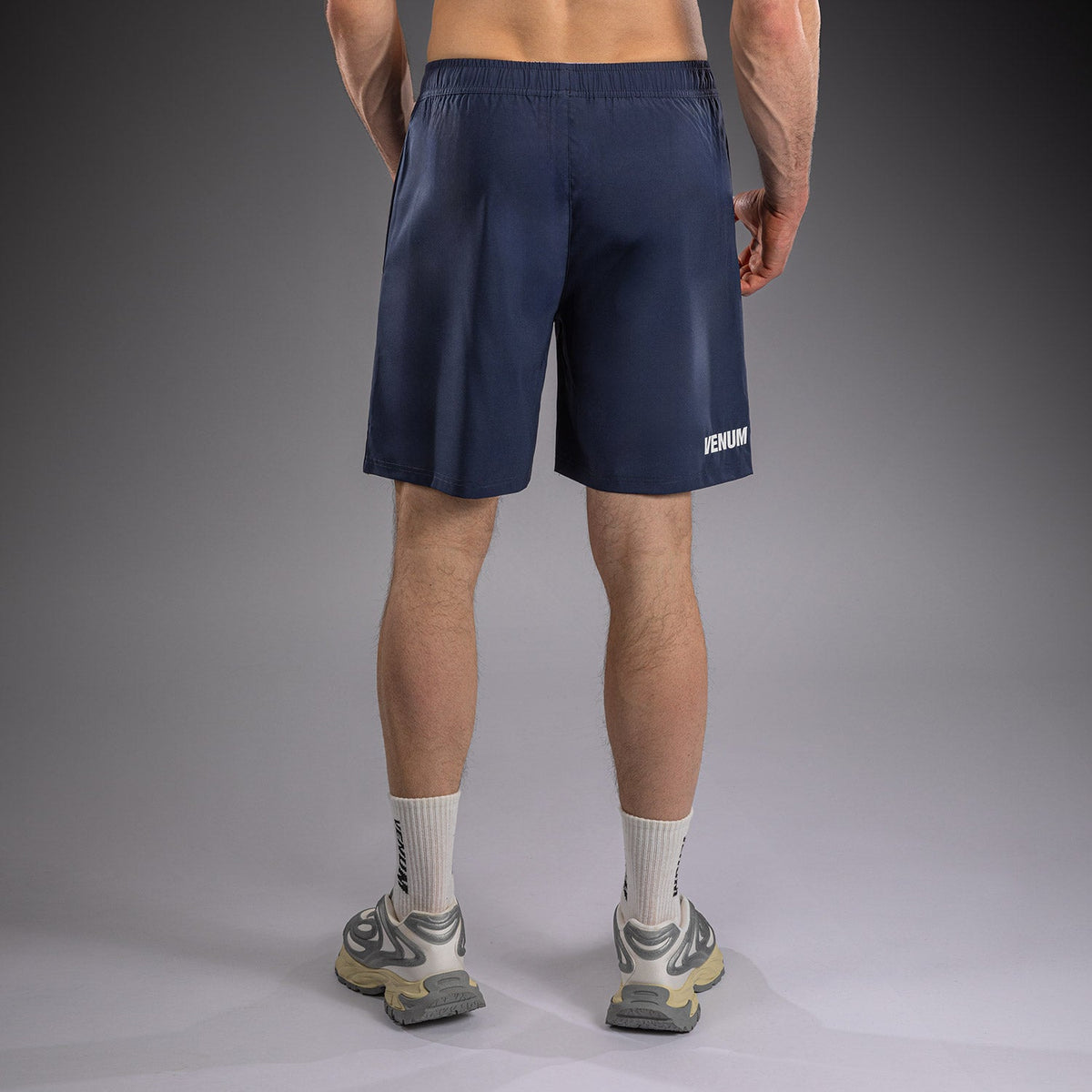 Venum Contender Training Shorts - Navy Blue/White  product-type_Training shorts Venum