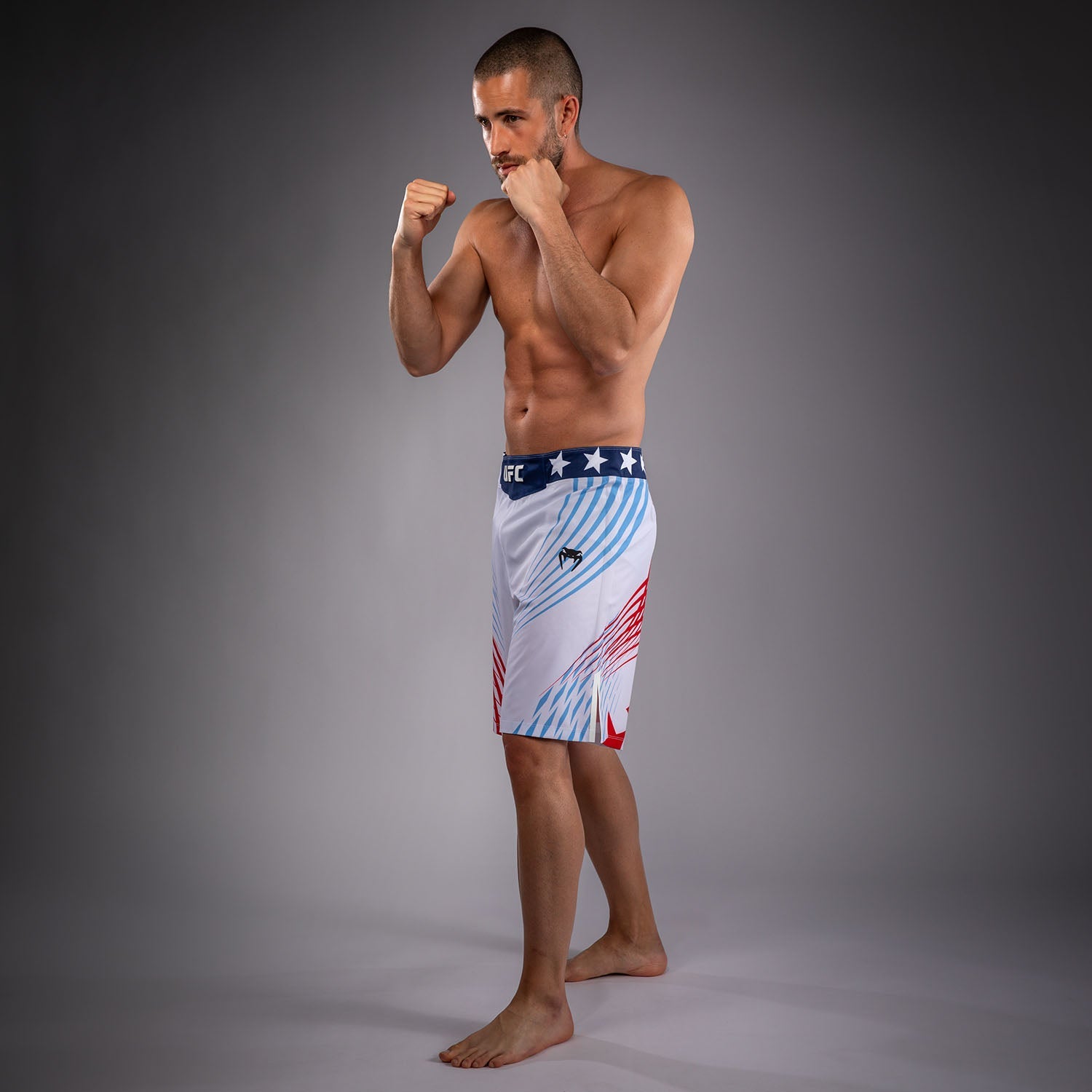 Men's UFC Freedom 250 by Venum Authentic Fight Night Long Fit Fight Short