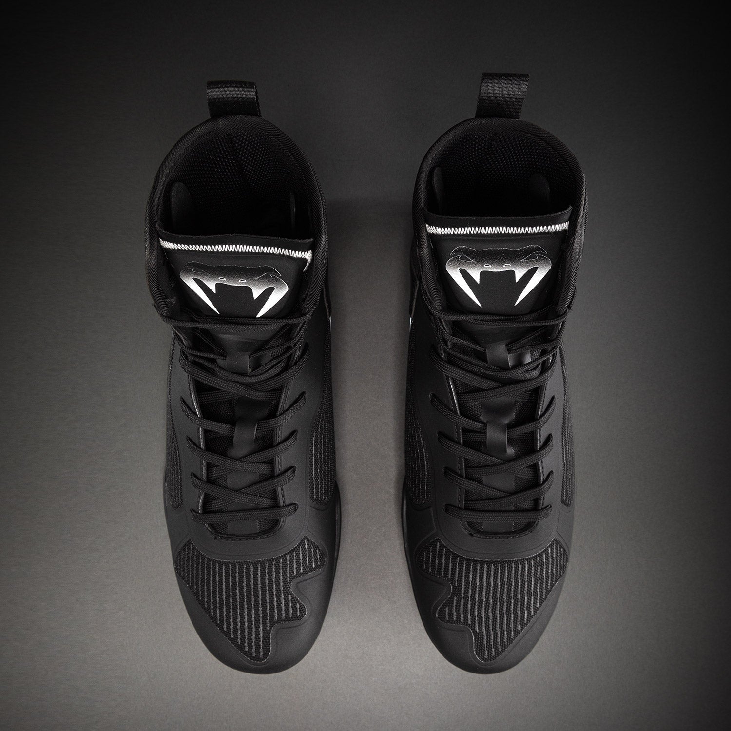 Venum Elite Neo Boxing Shoes - Black/White  product-type_Boxing shoes Venum