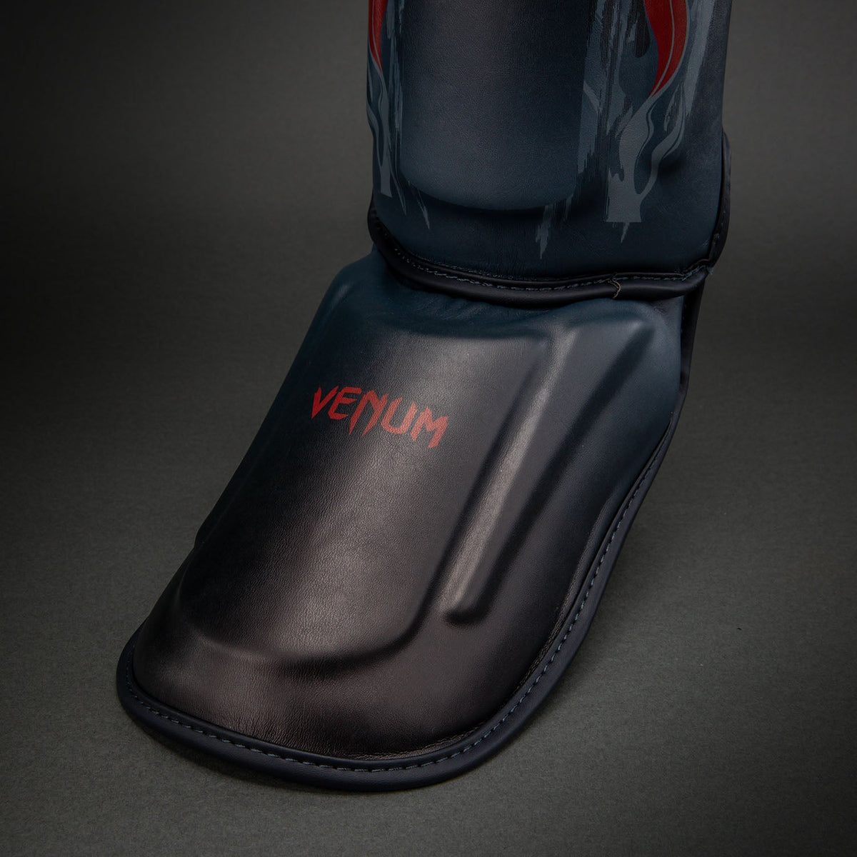 Venum Demon Shin Guards - Black/Grey  product-type_Shin guards Venum