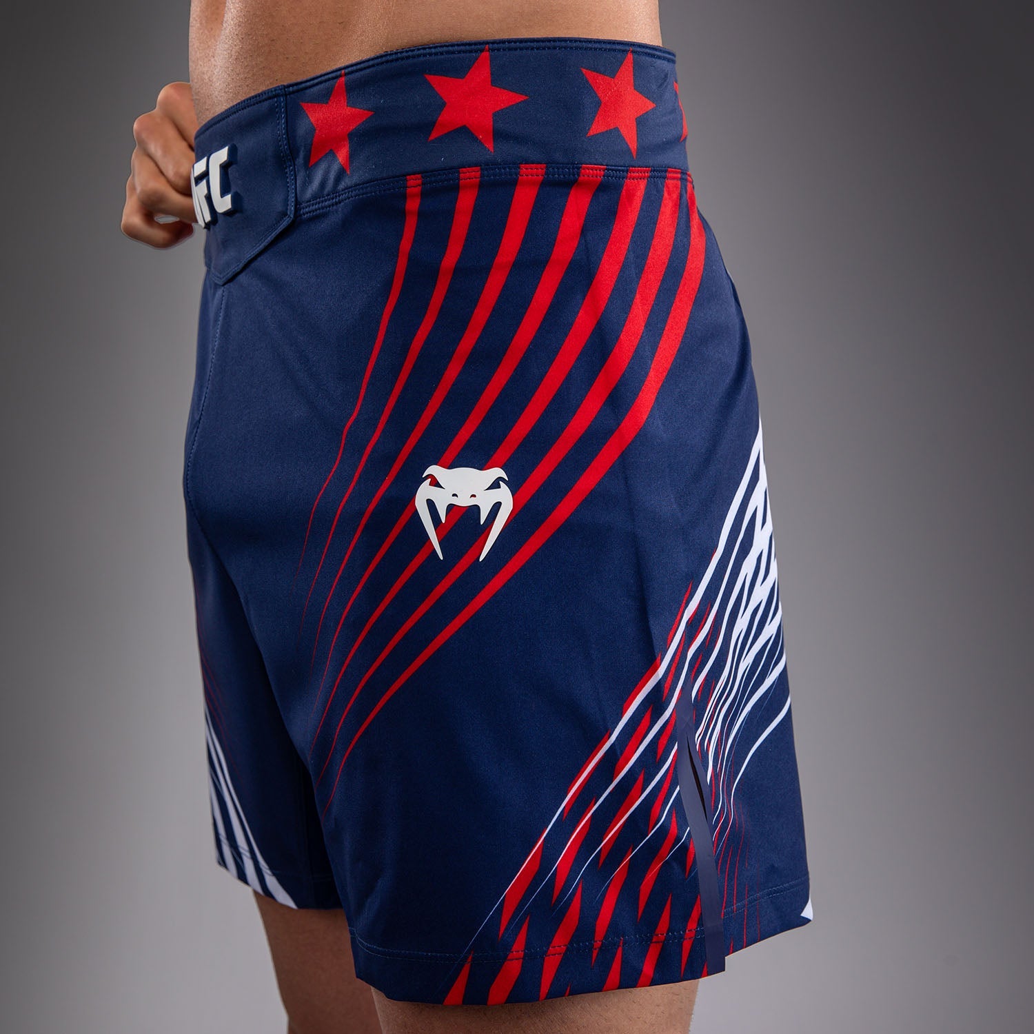 Men's UFC Freedom 250 by Venum Authentic Fight Night Short Fit Fight Short