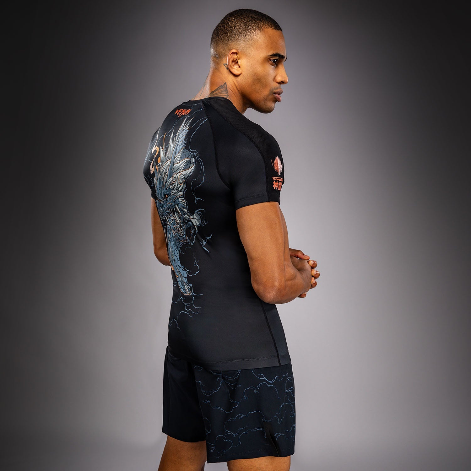 Venum Thunder Dragon Short Sleeves Rashguard