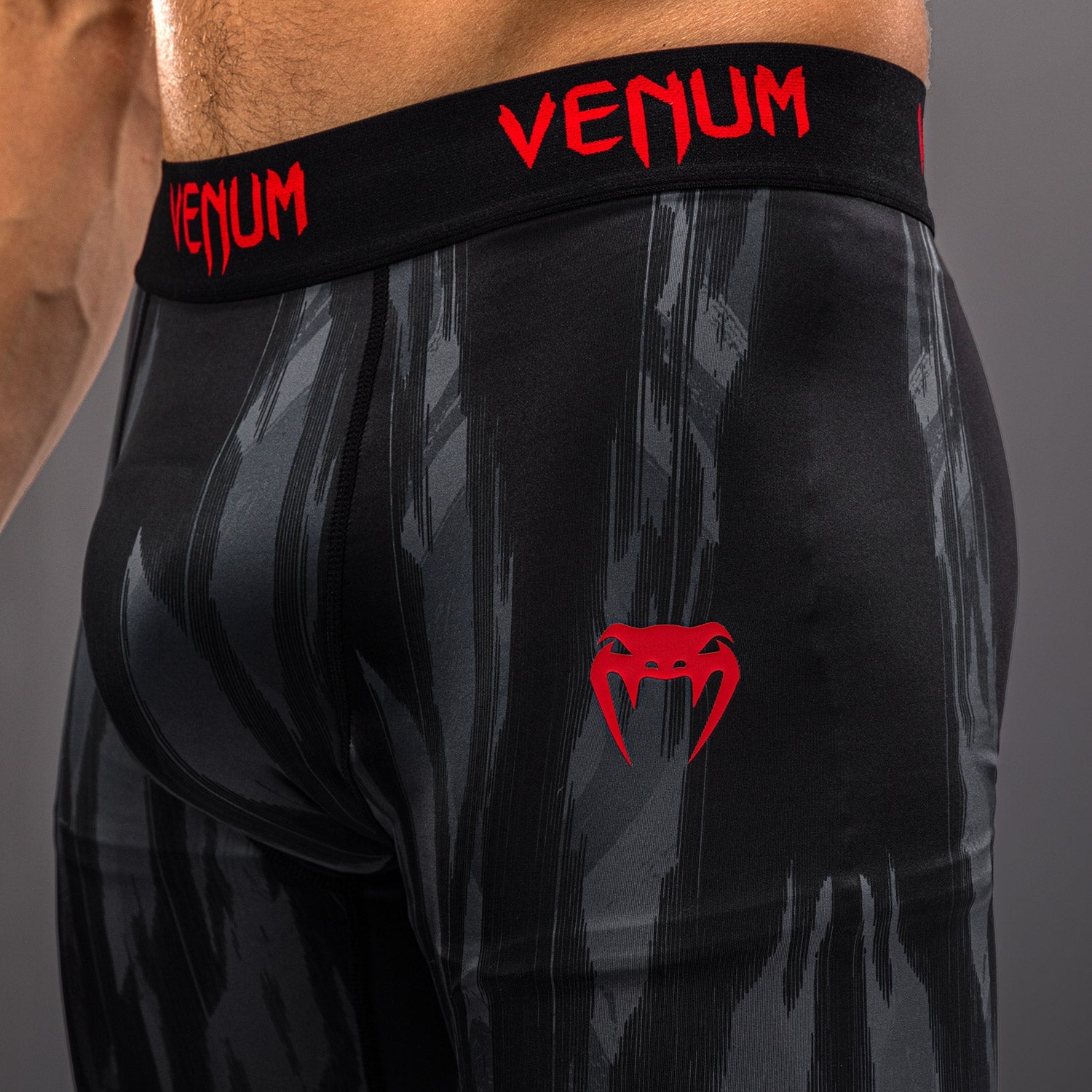 Venum Demon Vale Tudo - Black/Grey  product-type_Compression shorts Venum
