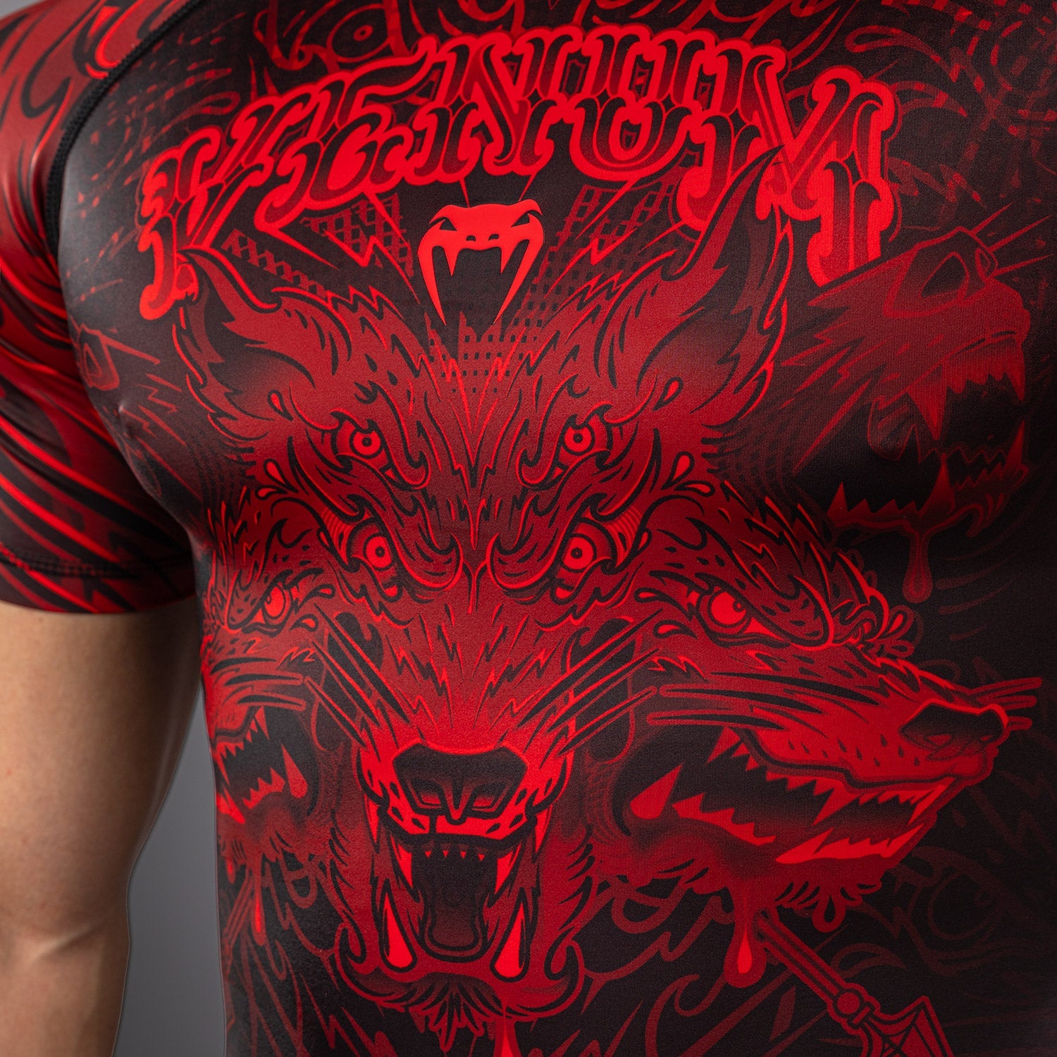 Venum Wolf Atak Short Sleeve Rashguard
