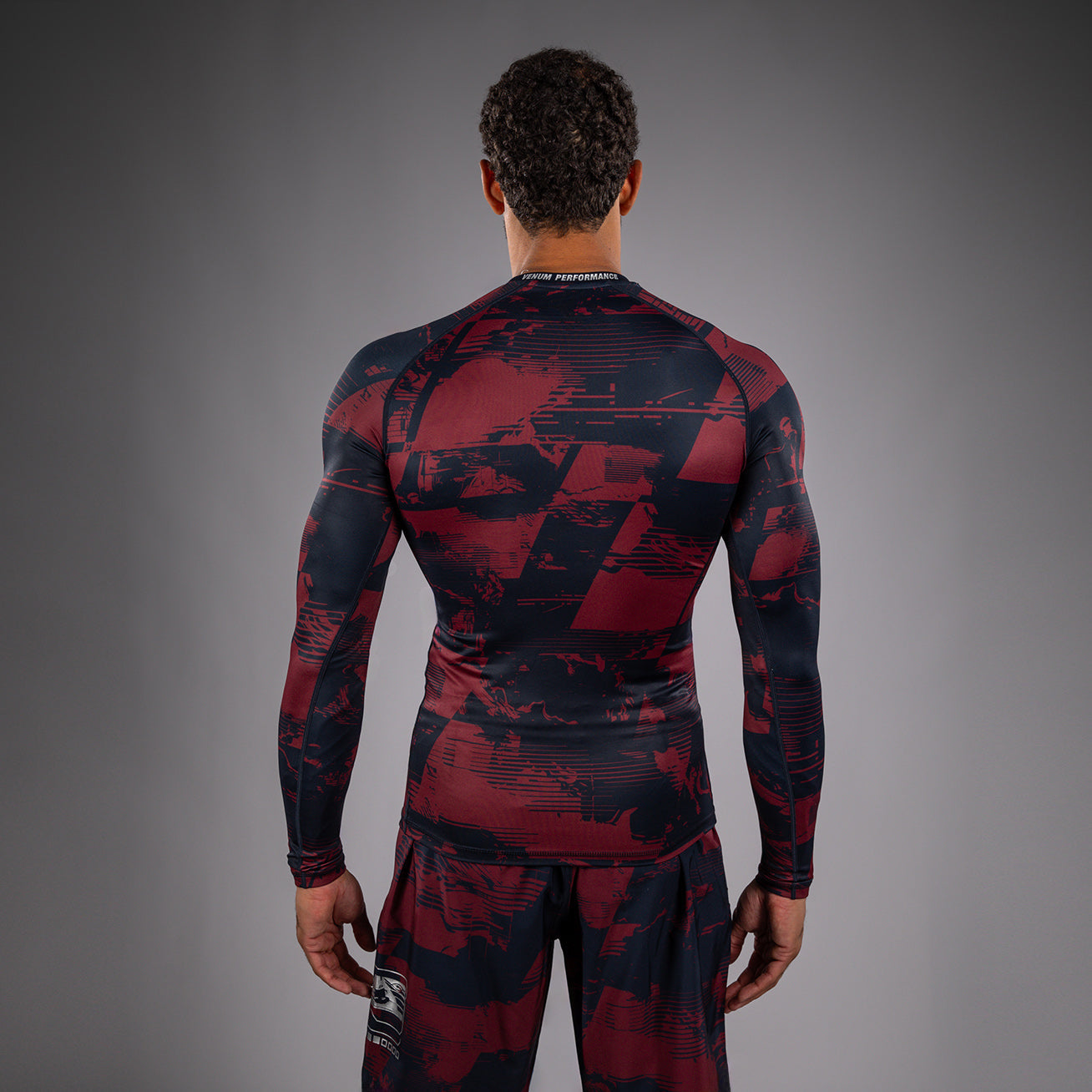 Men's UFC Zenith by Venum Burgundy Authentic Fight Week Performance Long Sleeve Rashguard  product-type_Compression T-Shirts Venum
