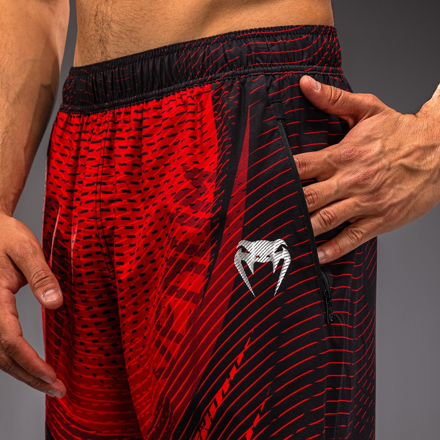 Venum Galactic 3.0 Training Shorts - Red/Silver  product-type_Training shorts Venum