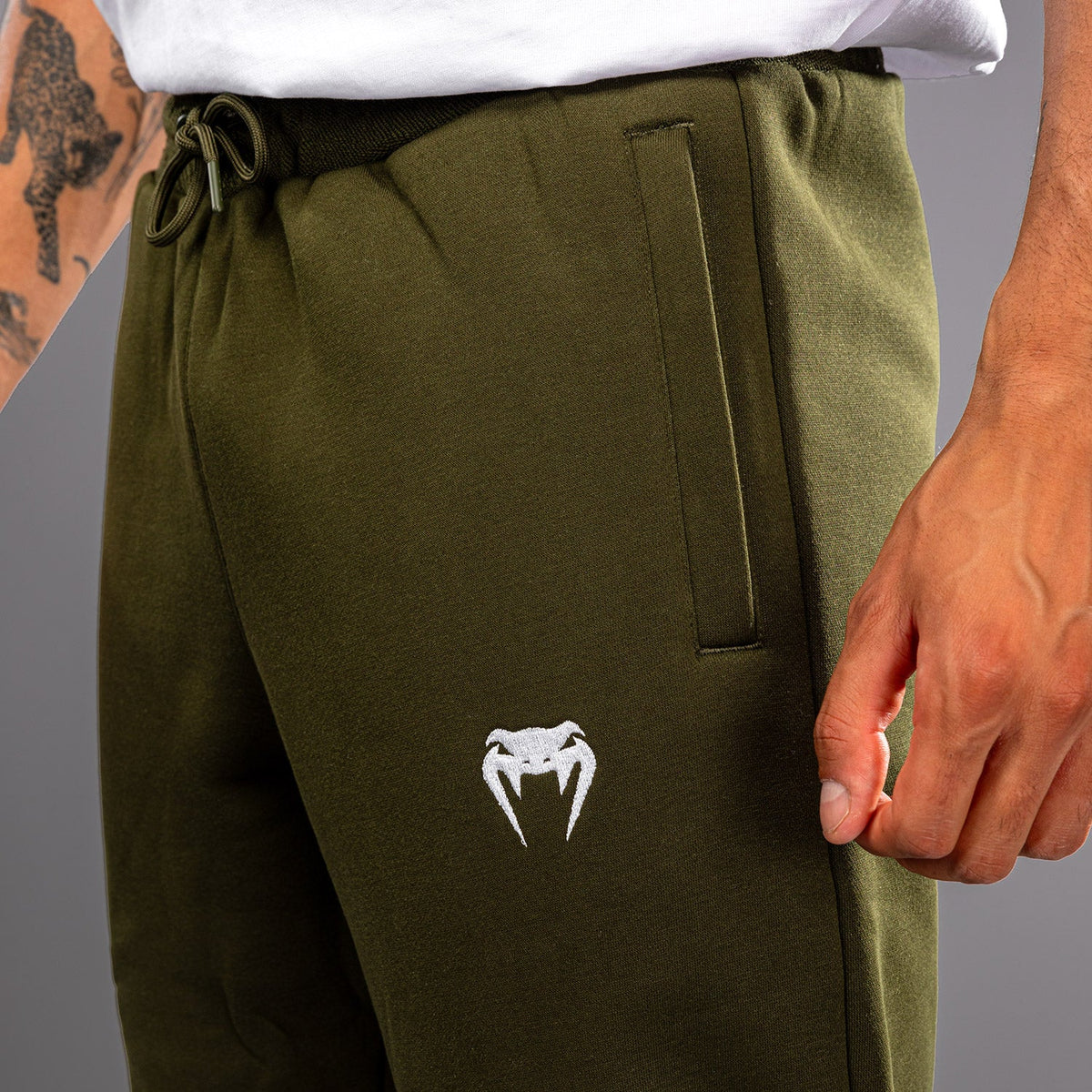 Venum Attack Fleece & Weave Joggers - Khaki  product-type_Jogging Pants Venum