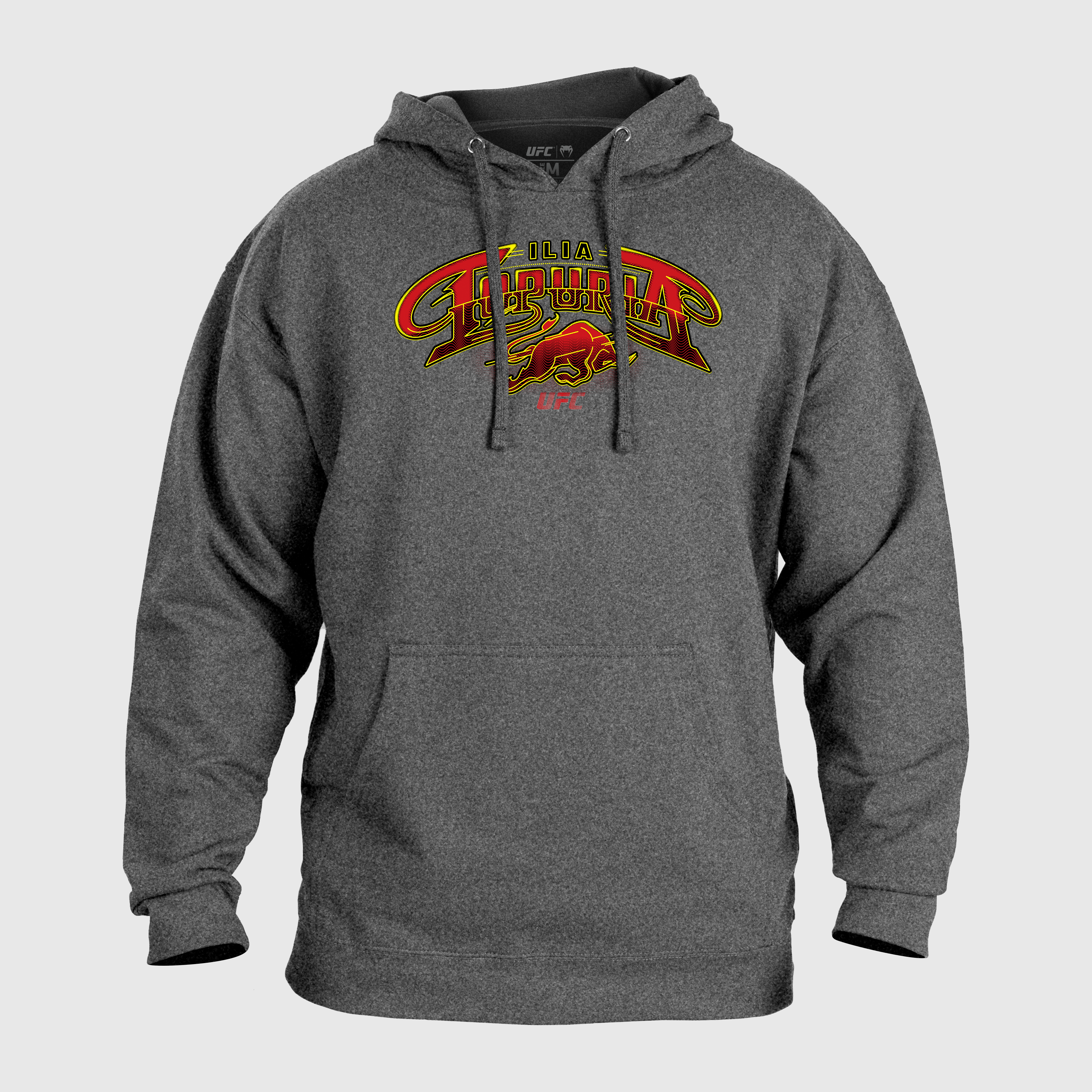Men's UFC Unrivaled by Venum Heather Ilia Topuria Hoodie