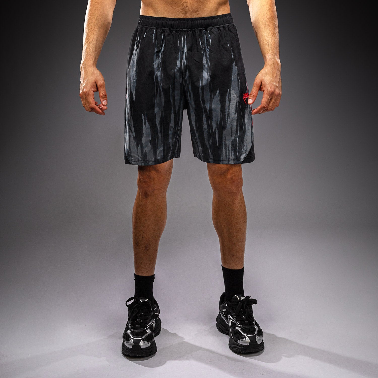 Venum Demon Training Shorts - Black/Grey  product-type_Training shorts Venum