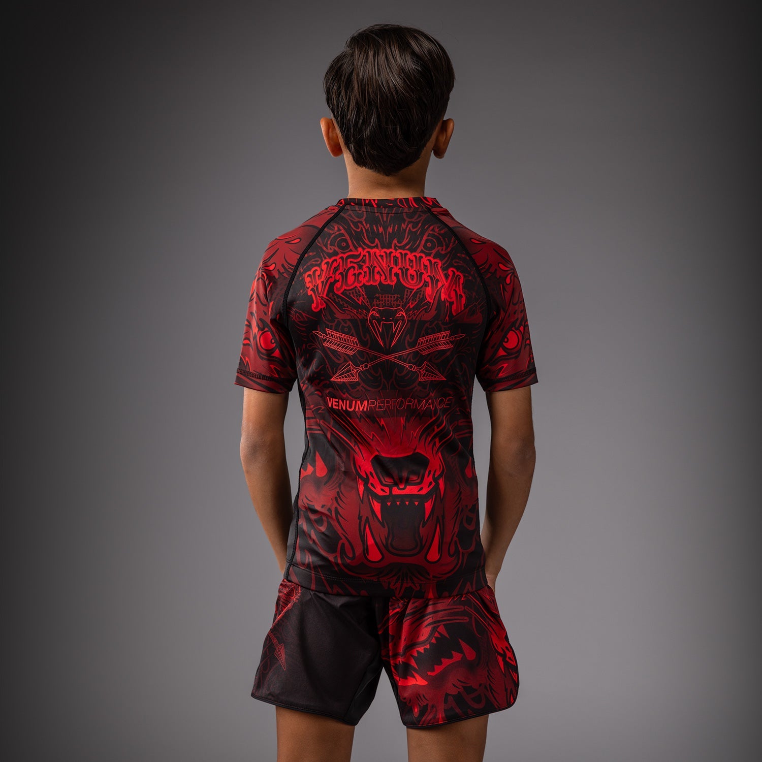 Venum Wolf Atak Kids Short Sleeve Rashguard