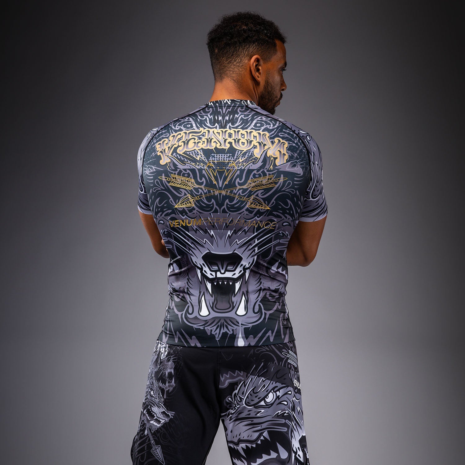 Venum Wolf Atak Short Sleeve Rashguard