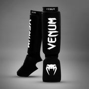 Venum Kontact Shin Guards with Foot