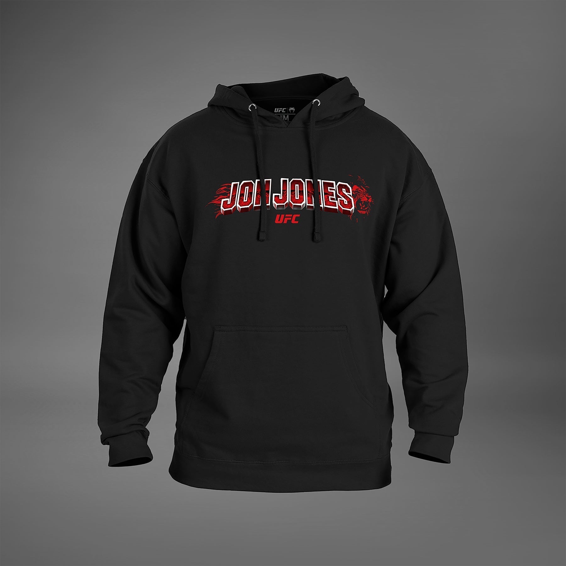 Men's UFC Unrivaled by Venum Heather Grey Jon Jones Hoodie