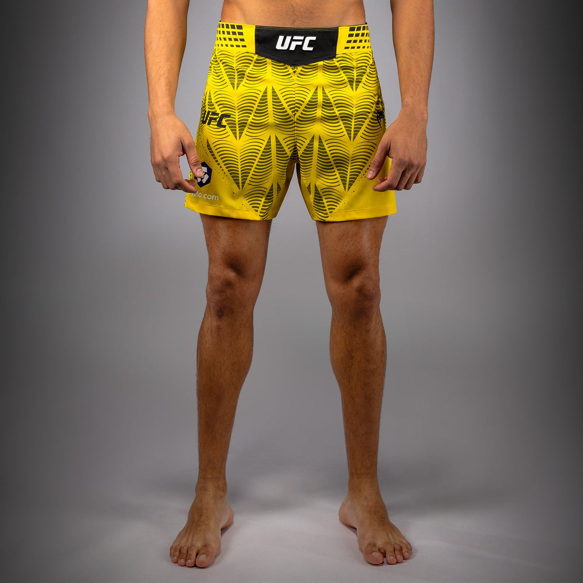 Men's UFC Zenith by Venum Yellow Authentic Fight Night Short Fit Fight Short  product-type_MMA Shorts Venum