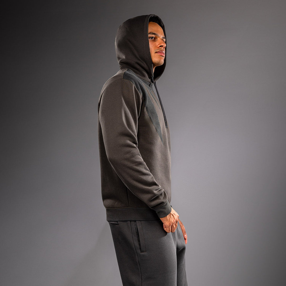 Venum Attack Fleece & Weave Hoodie - Grey  product-type_Sweatshirts Venum