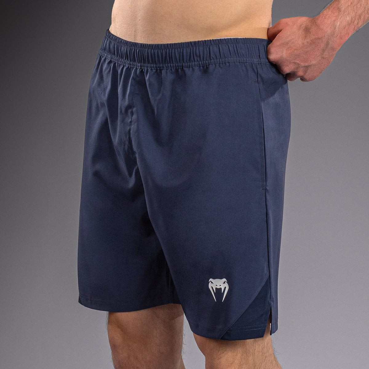 Venum Contender Training Shorts - Navy Blue/White  product-type_Training shorts Venum