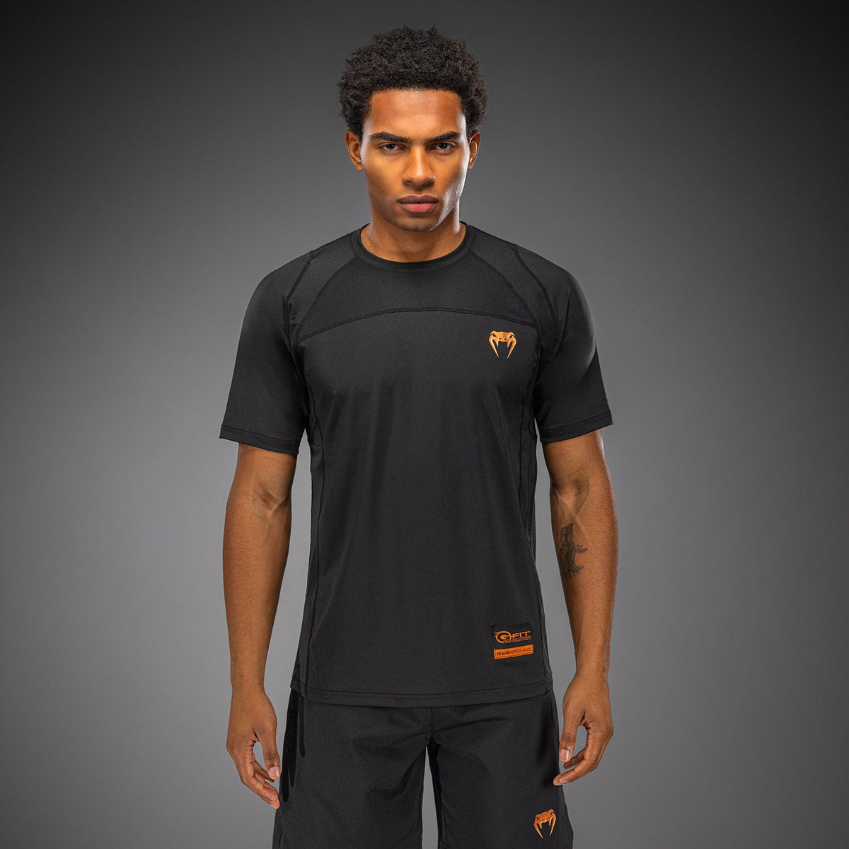 Venum G-Fit Revolution Dry Tech T-Shirt - Black/Copper  product-type_Dry Tech T-Shirts Venum