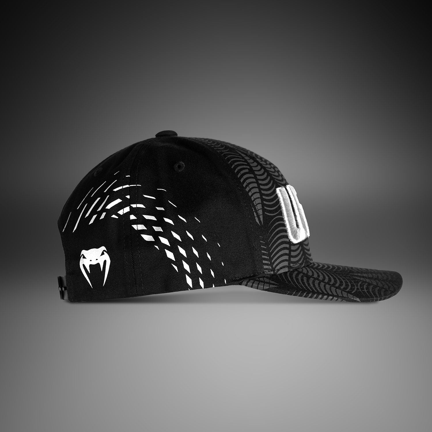 UFC Zenith by Venum Authentic Fight Night Cap - Black/White Personalized