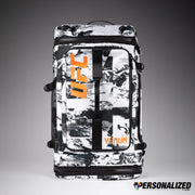 UFC Zenith by Venum Fight Week Sports Bags Black/White/Orange Personalized