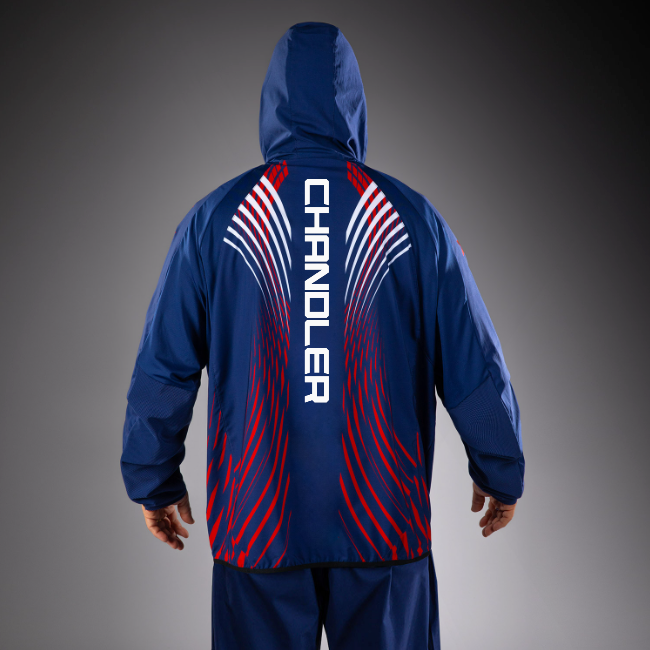 Men's UFC Freedom 250 by Venum Blue Authentic Fight Night Walkout Hoodie - Fighter