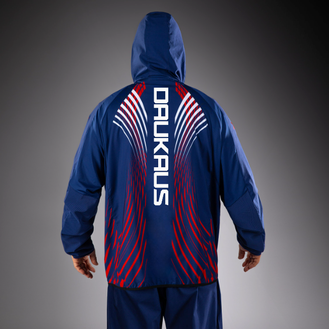 Men's UFC Freedom 250 by Venum Blue Authentic Fight Night Walkout Hoodie - Fighter