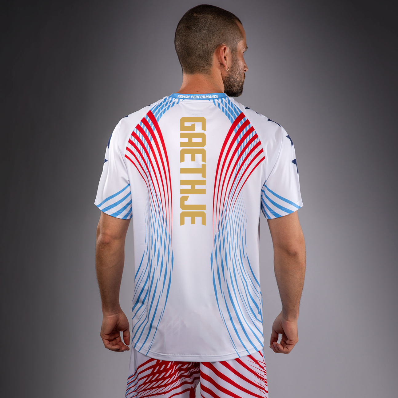 Men's UFC Freedom 250 by Venum White Authentic Fight Night Walkout Jersey - Fighter