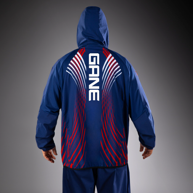 Men's UFC Freedom 250 by Venum Blue Authentic Fight Night Walkout Hoodie - Fighter