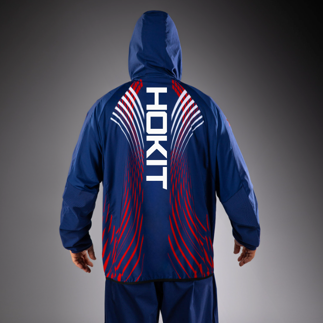 Men's UFC Freedom 250 by Venum Blue Authentic Fight Night Walkout Hoodie - Fighter