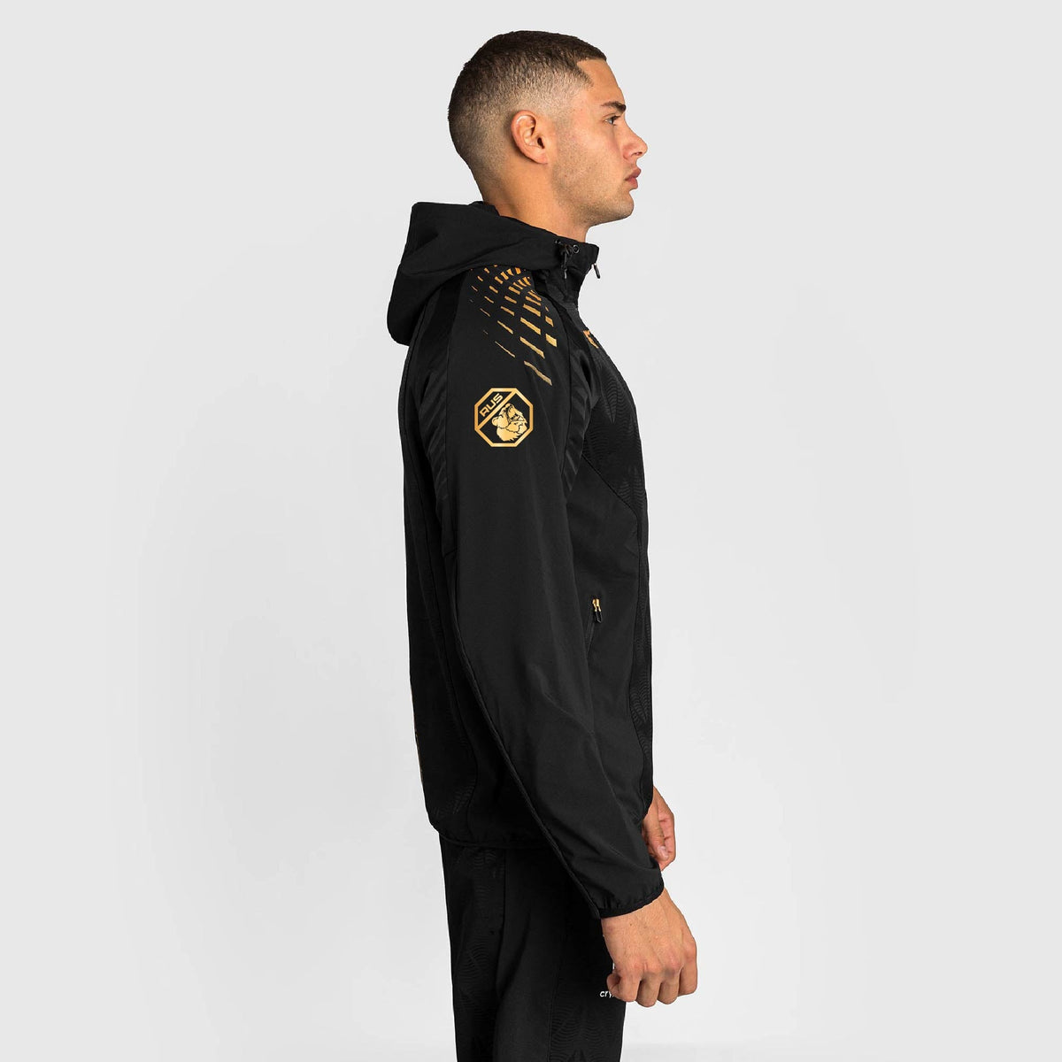 Men's UFC Zenith by Venum Champion Authentic Fight Night Walkout Hoodie Personalized - Makhachev