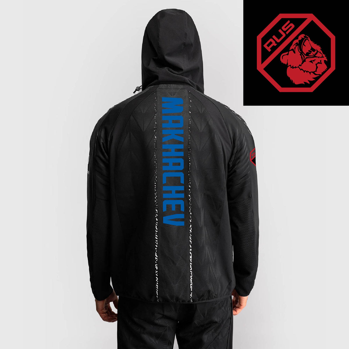 Men's UFC Zenith by Venum Champion Authentic Fight Night Walkout Hoodie Personalized - Makhachev