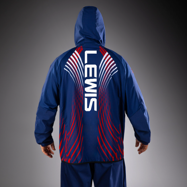 Men's UFC Freedom 250 by Venum Blue Authentic Fight Night Walkout Hoodie - Fighter