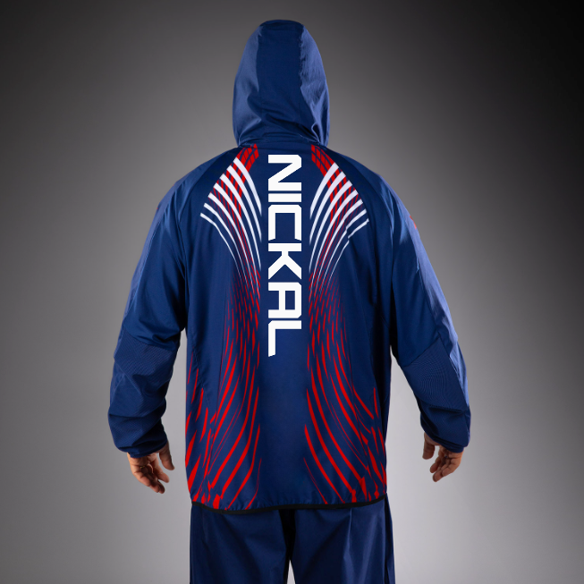 Men's UFC Freedom 250 by Venum Blue Authentic Fight Night Walkout Hoodie - Fighter