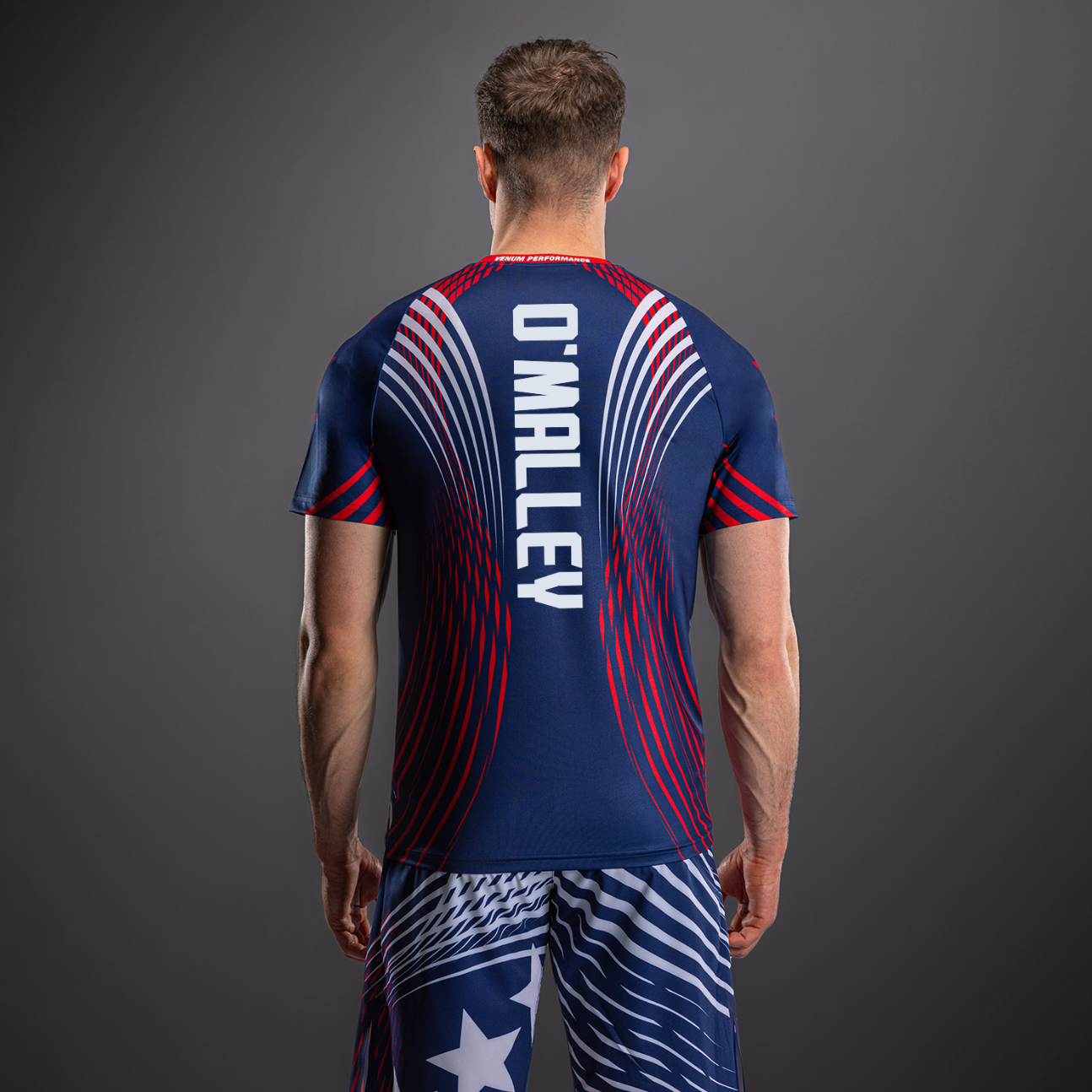 Men's UFC Freedom 250 by Venum Blue Authentic Fight Night Walkout Jersey - Fighter