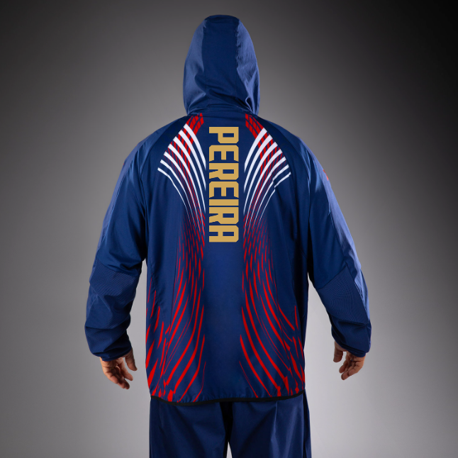 Men's UFC Freedom 250 by Venum Blue Authentic Fight Night Walkout Hoodie - Fighter