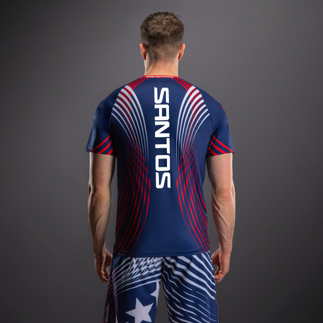 Men's UFC Freedom 250 by Venum Blue Authentic Fight Night Walkout Jersey - Fighter