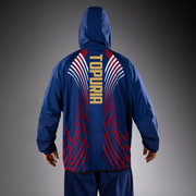 Men's UFC Freedom 250 by Venum Blue Authentic Fight Night Walkout Hoodie - Fighter