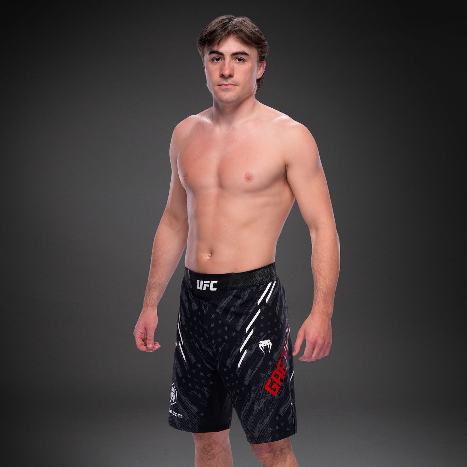 Men's UFC Unrivaled by Venum Black Justin Gaethje Fight Short