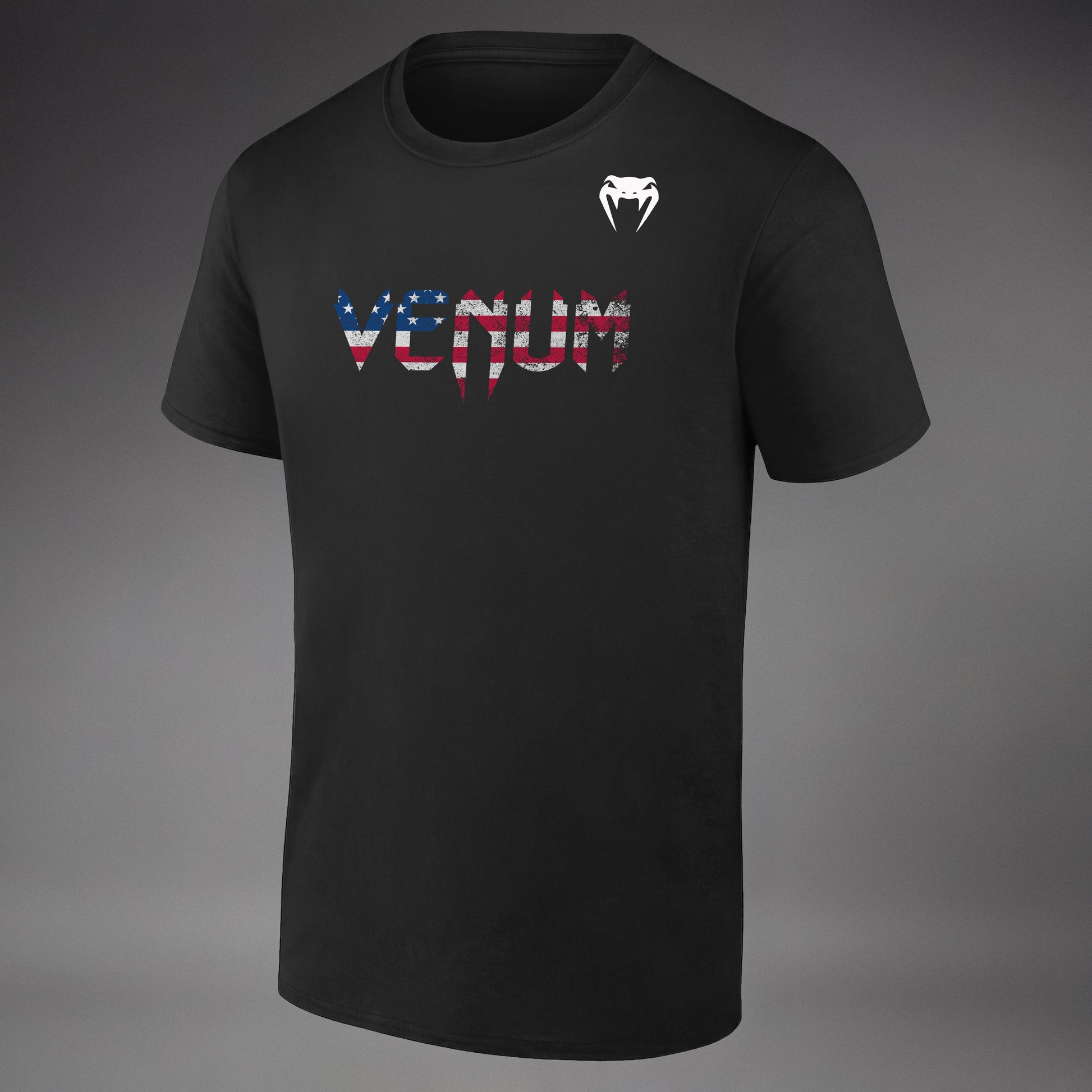 Venum Classic USA Short Sleeve T-Shirt - Black/White  product-type_T-Shirts Venum
