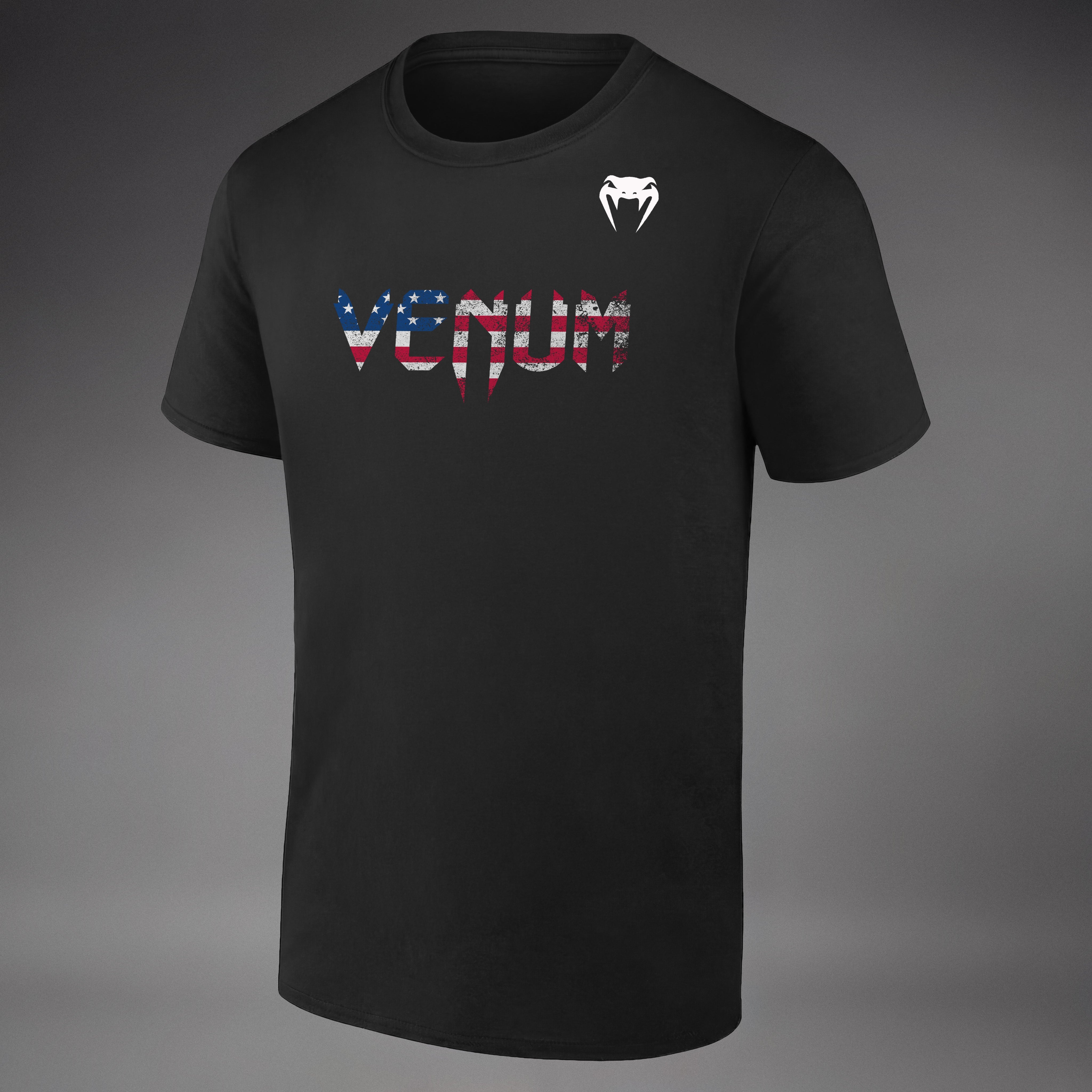 Venum Classic USA Short Sleeve T-Shirt - Black/White  product-type_T-Shirts Venum