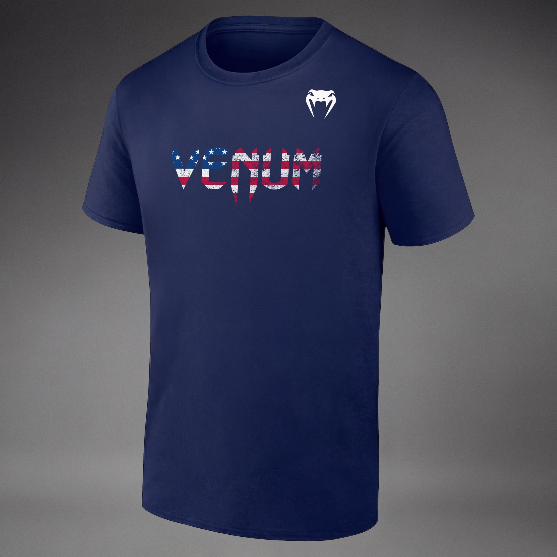 Venum Classic USA Short Sleeve T-Shirt - Navy Blue/White  product-type_T-Shirts Venum