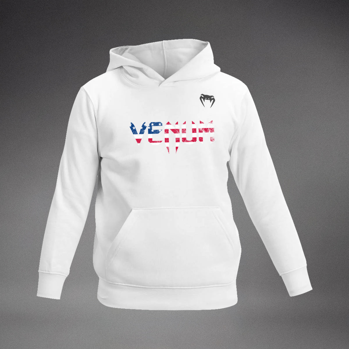 Venum Classic USA Kids Hoodie - White/Black  product-type_Sweatshirts Venum