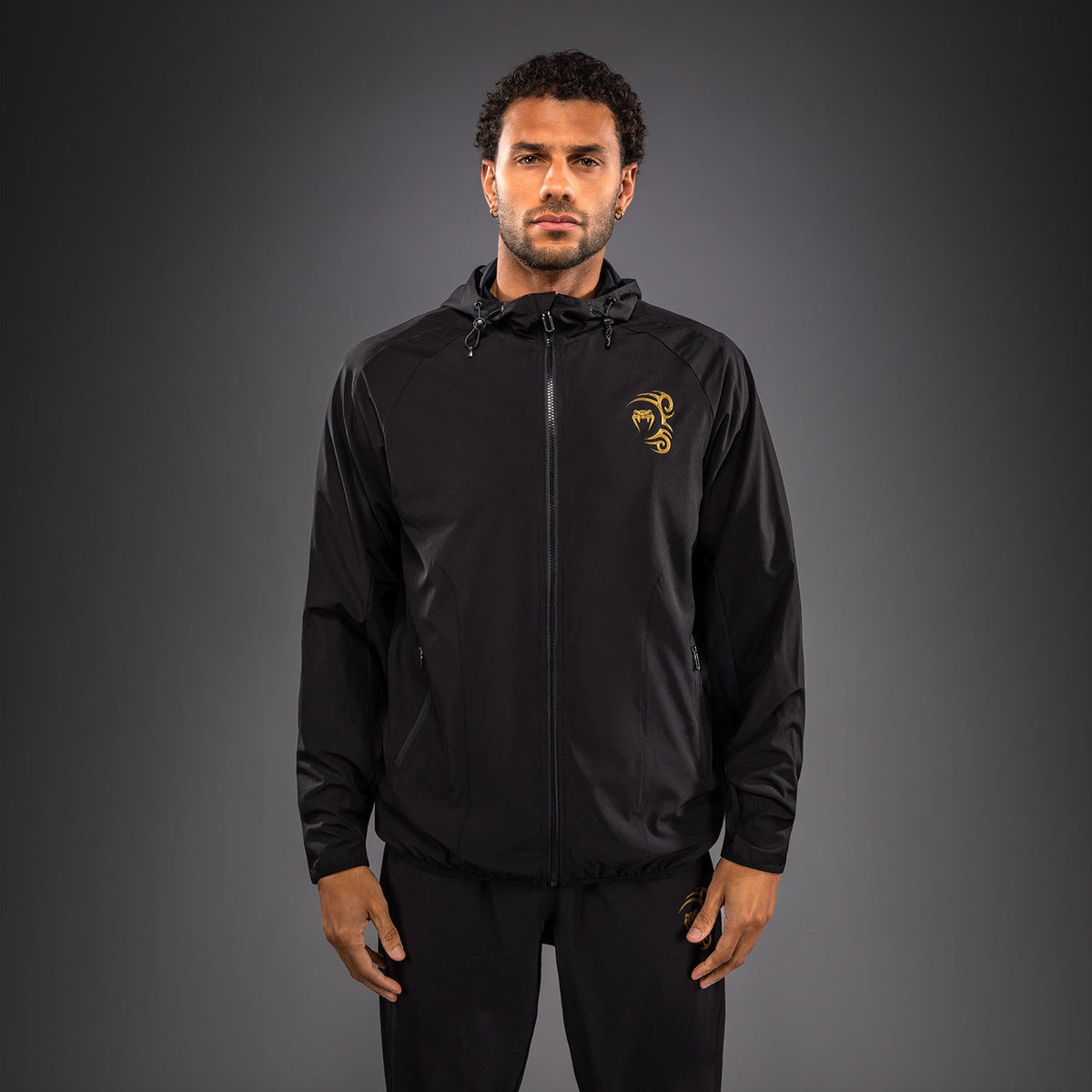 Venum x Mike Tyson Tiger Track Jacket - Black/Gold  product-type_Jackets Venum