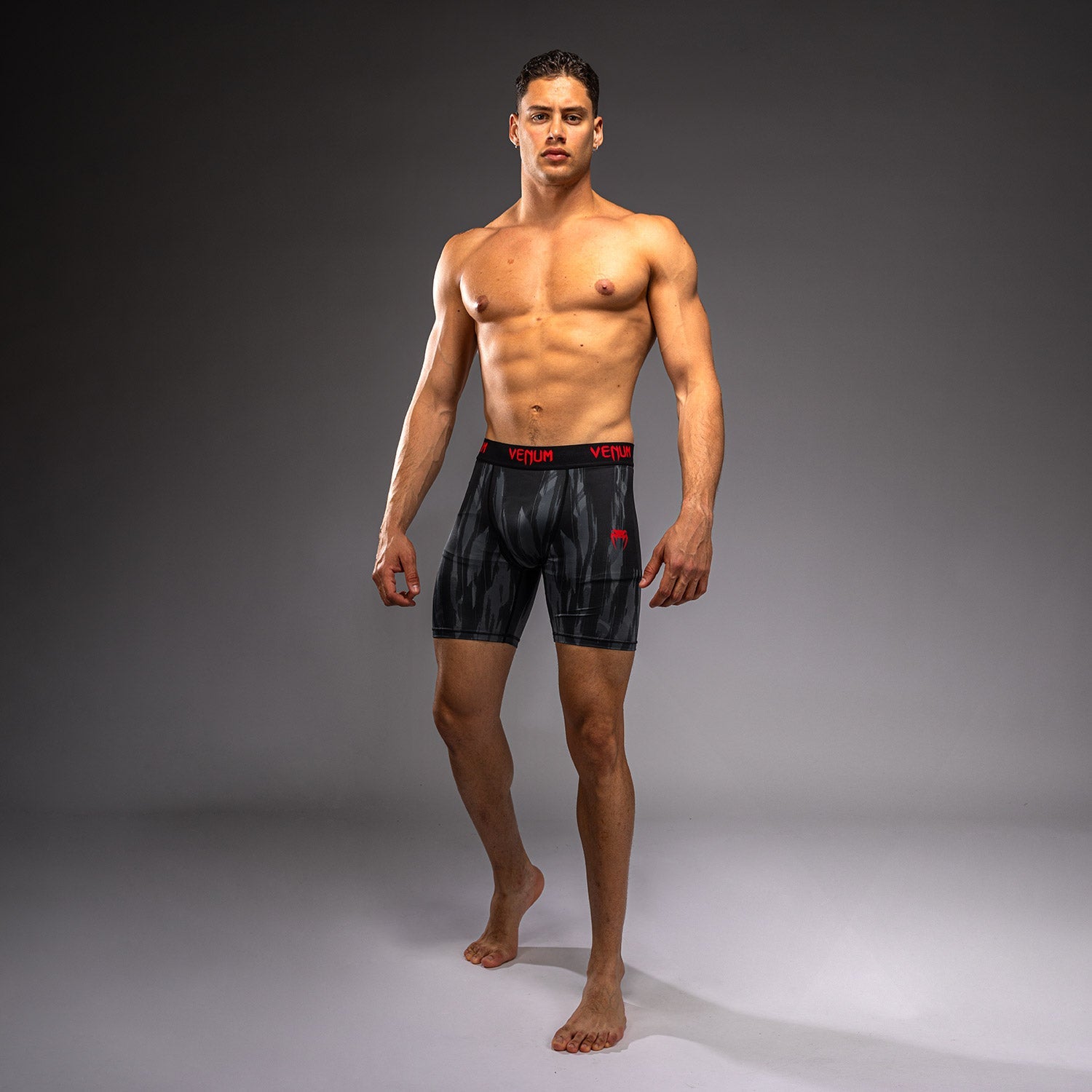 Venum Demon Vale Tudo - Black/Grey  product-type_Compression shorts Venum
