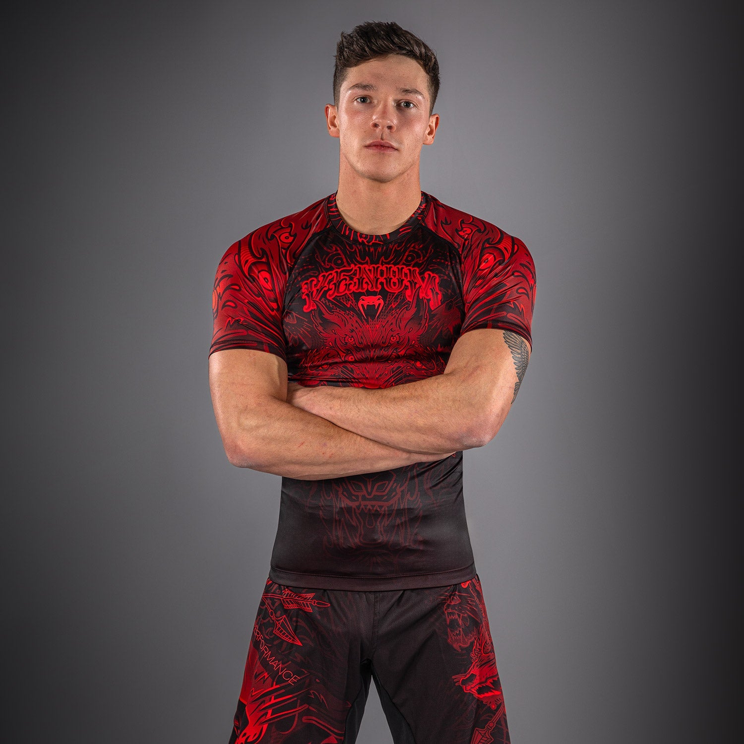 Venum Wolf Atak Short Sleeve Rashguard