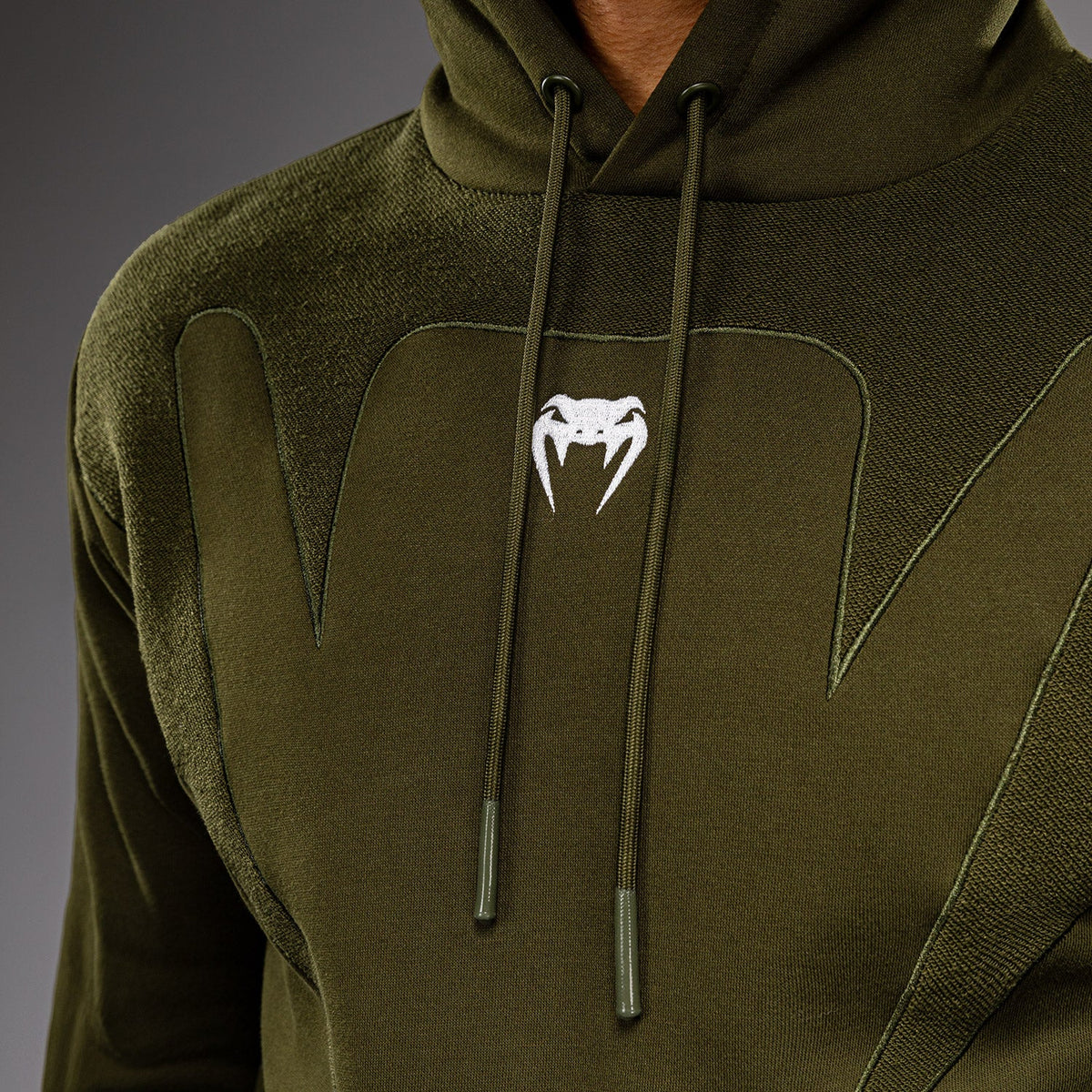 Venum Attack Fleece & Weave Hoodie - Khaki  product-type_Sweatshirts Venum