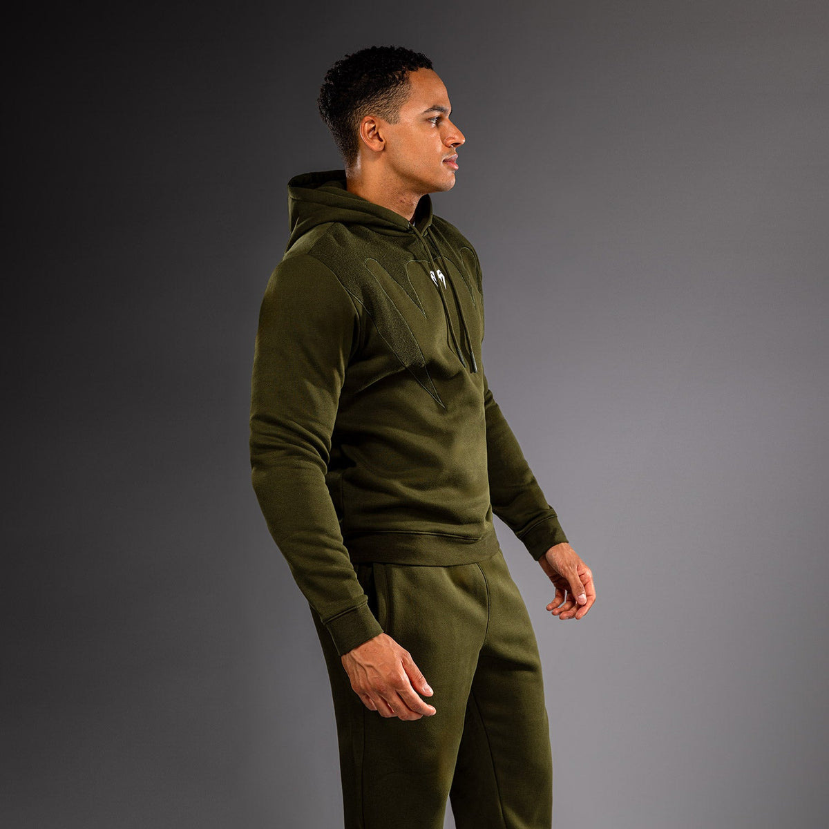 Venum Attack Fleece & Weave Hoodie - Khaki  product-type_Sweatshirts Venum