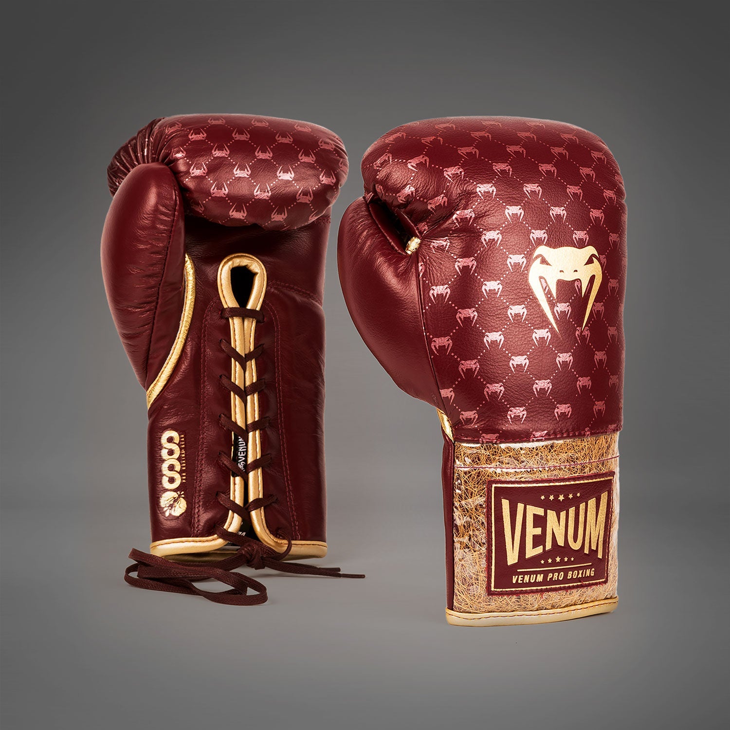 Venum Coco Monogram Pro Lace Up Boxing Gloves