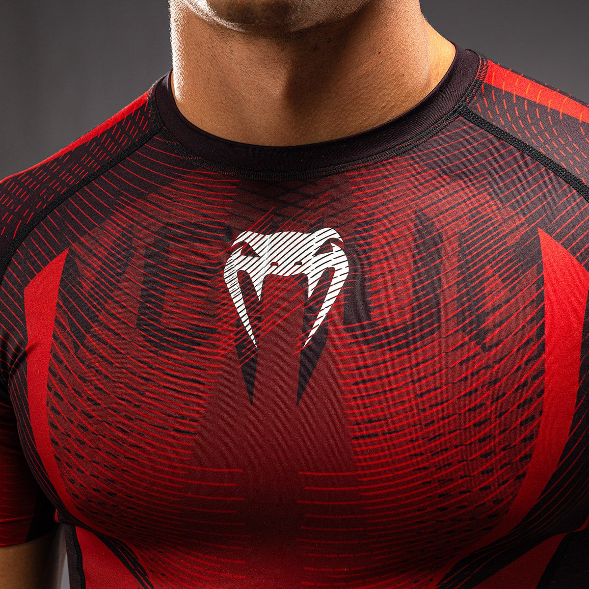Venum Galactic 3.0 Short Sleeve Rashguard - Red/Silver  product-type_Compression T-Shirts Venum