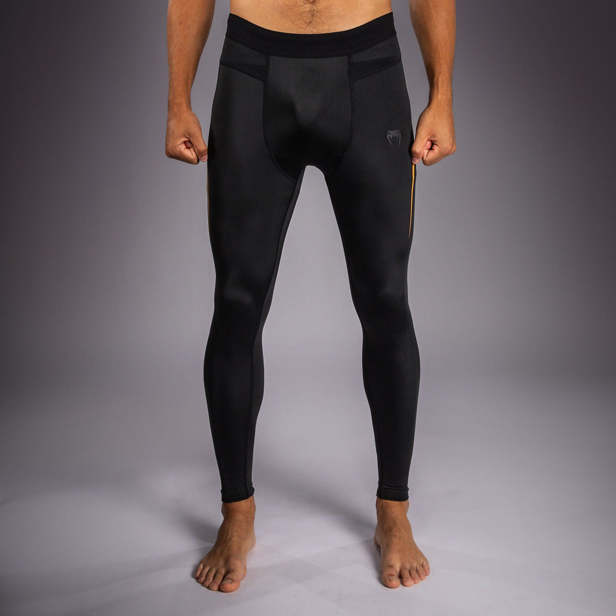 Venum G-Core Spats - Black/Gold  product-type_Compression Pants Venum