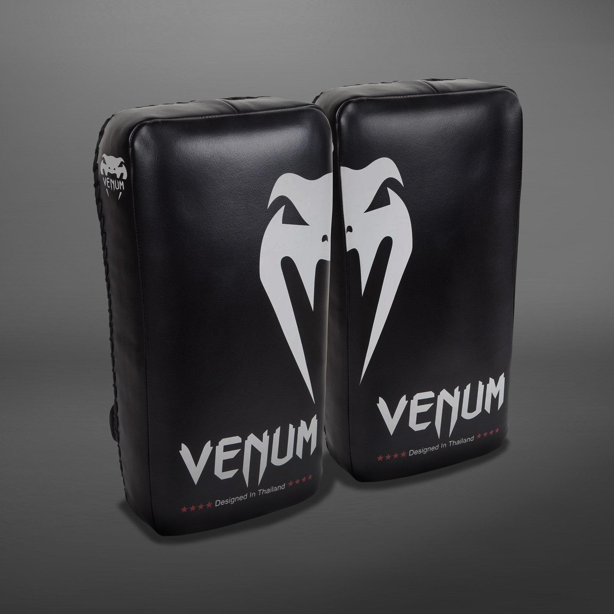 Venum Giant Kick Pads - Black/Ice (Pair)  product-type_Kick pads Venum